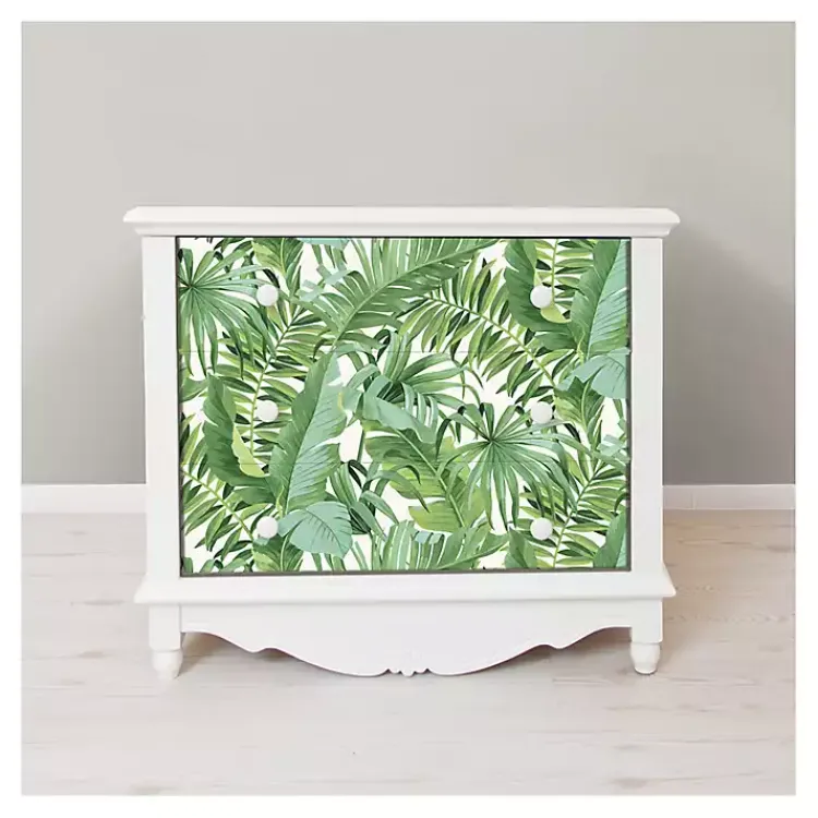 Wall Murals & Wallpaper-Kirklands Home Tropical Leaves Peel & Stick Wallpaper Green