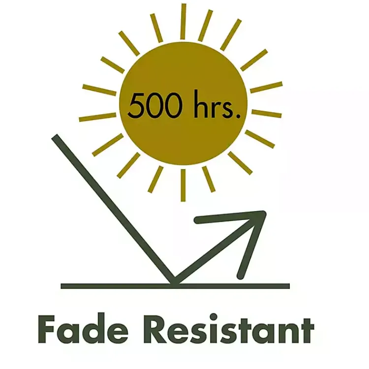 Outdoor Cushions & Pillows-Kirklands Home Gold Good Vibes Only Sunny Outdoor Pillow