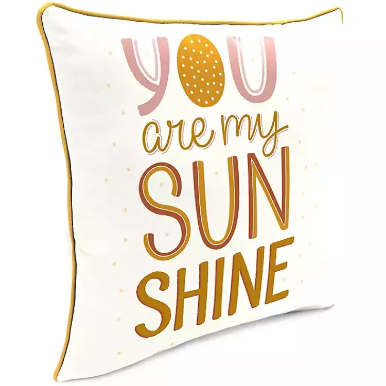 Outdoor Cushions & Pillows-Kirklands Home Boho You Are My Sunshine Outdoor Pillow