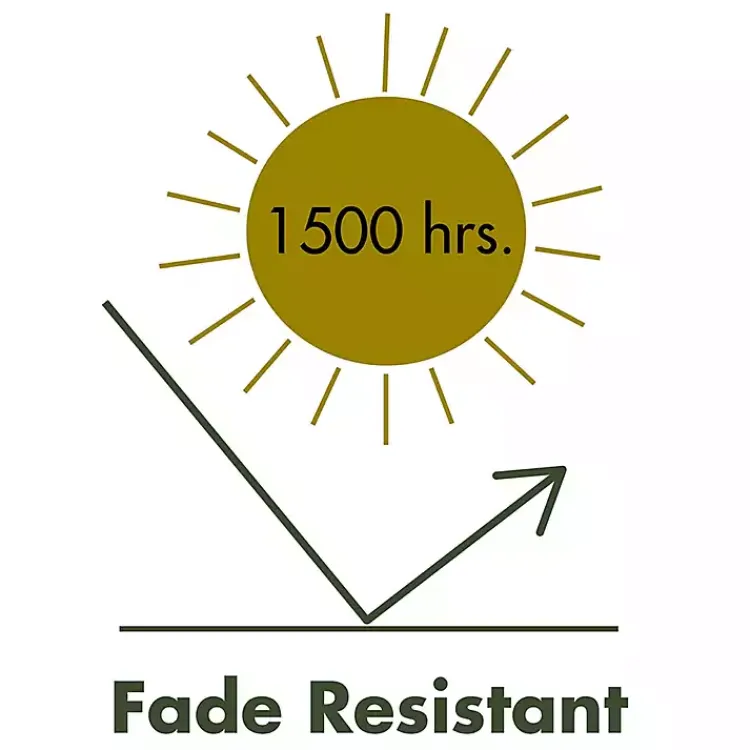 Outdoor Cushions & Pillows-Kirklands Home Indigo Canvas French Edge Outdoor Chair Cushion Blue