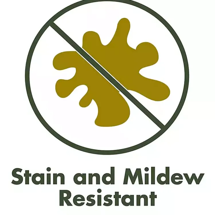 Outdoor Cushions & Pillows-Kirklands Home Indigo Canvas French Edge Outdoor Chaise Cushion Blue