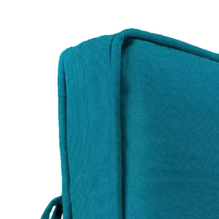 Outdoor Cushions & Pillows-Kirklands Home Solid Turquoise Outdoor Deep Seat Cushion Blue