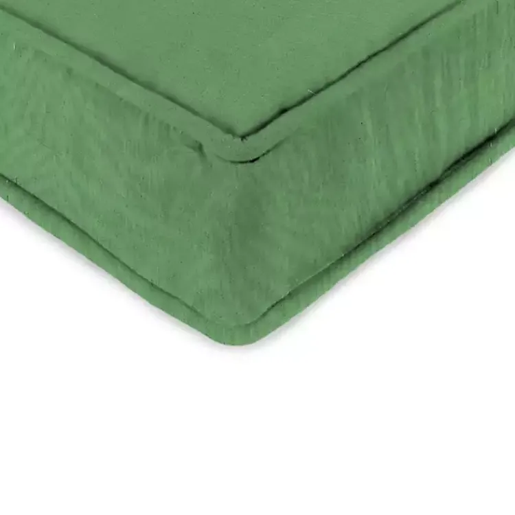 Outdoor Cushions & Pillows-Kirklands Home Solid Outdoor Deep Seat Cushion Green