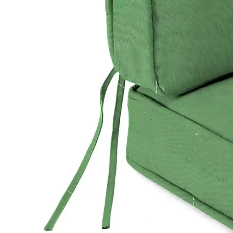 Outdoor Cushions & Pillows-Kirklands Home Solid Outdoor Deep Seat Cushion Green