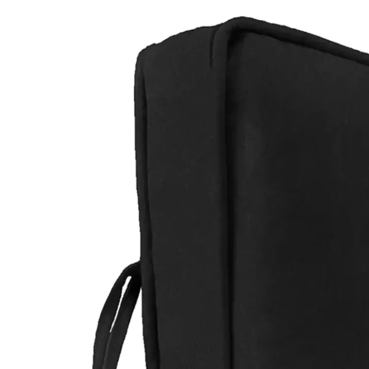 Outdoor Cushions & Pillows-Kirklands Home Solid Outdoor Deep Seat Cushion Black