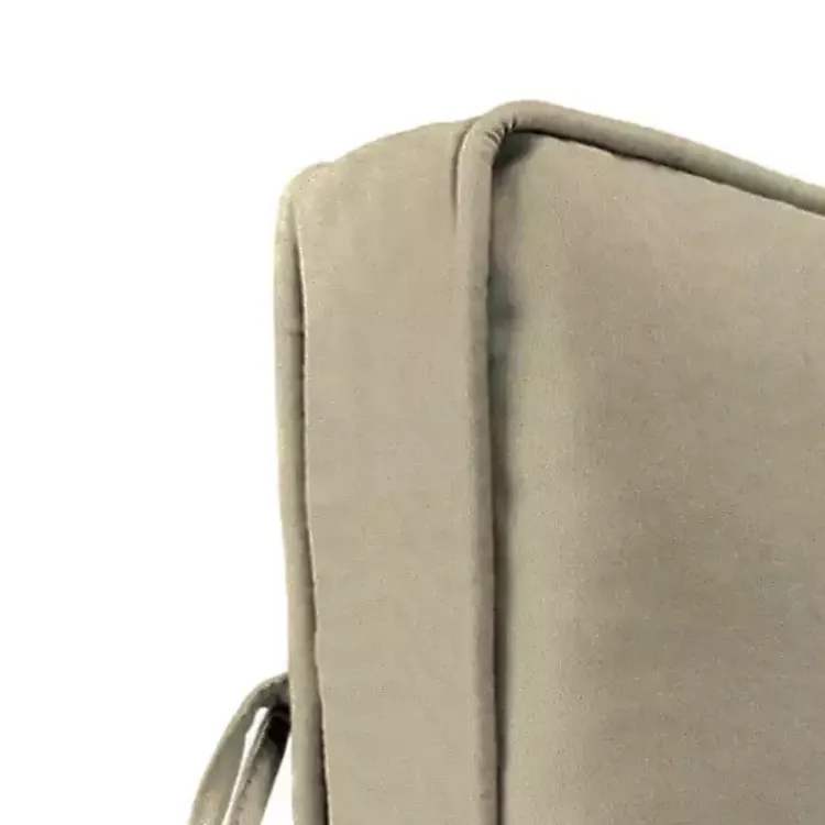 Outdoor Cushions & Pillows-Kirklands Home Solid Beige Outdoor Deep Seat Cushion Tan