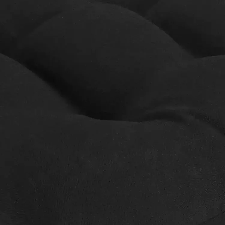 Outdoor Cushions & Pillows-Kirklands Home Tufted Outdoor Chair Cushions, Set of 2 Black