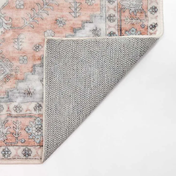 Area Rugs-Kirklands Home Kelly Traditional Washable Runner, 2x7 Red