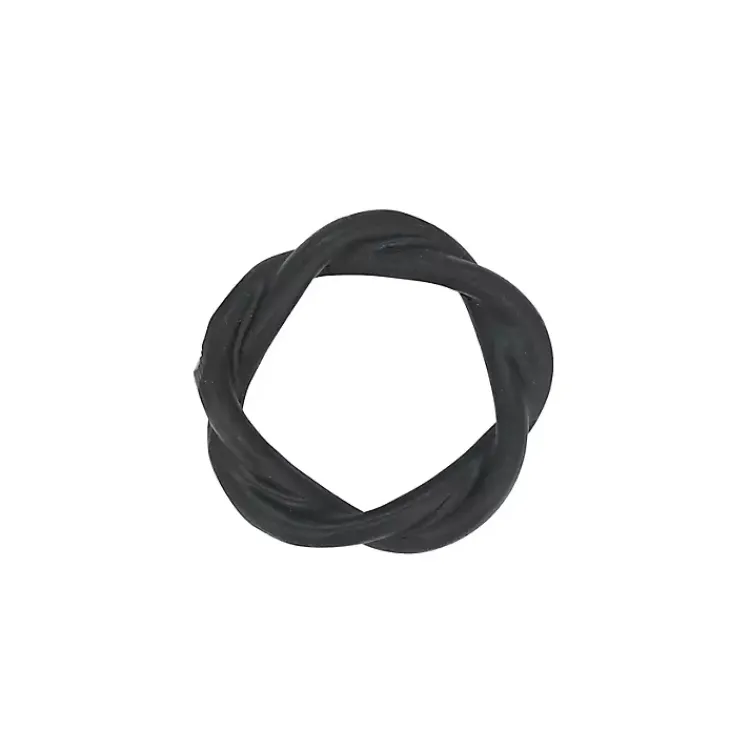 Table Linens-Kirklands Home Resin Twisted Napkin Rings, Set of 4 Black