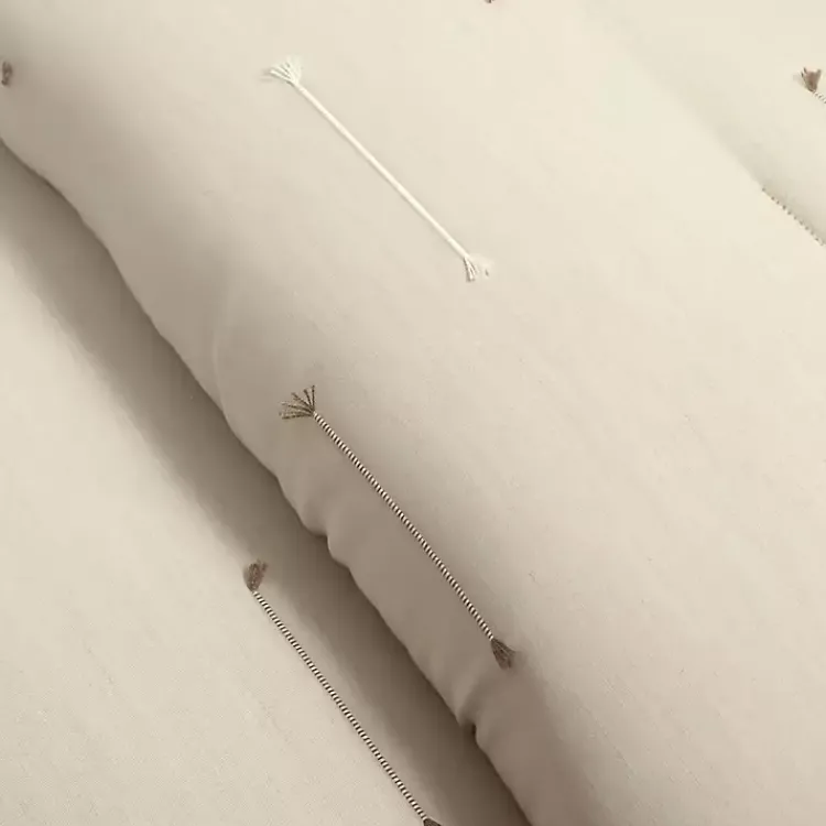 Comforters-Kirklands Home Beige Clip Jacquard 3-pc. King Comforter Set Tan