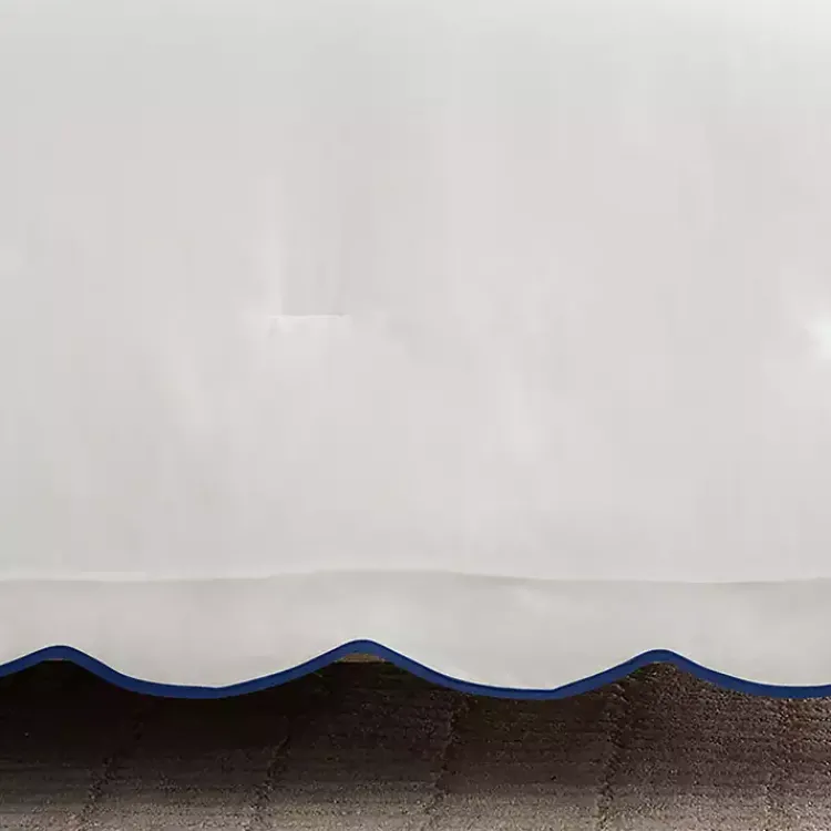 Comforters-Kirklands Home Navy Scalloped Edge 3-pc. King Comforter Set