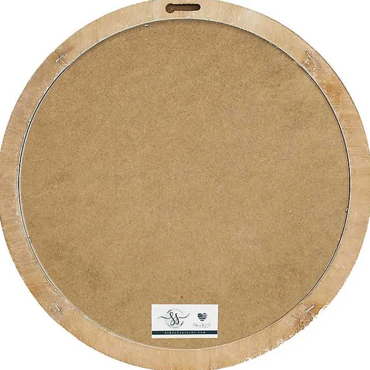 Wall Quotes & Signs-Kirklands Home Round Speak to Children Wall Plaque White