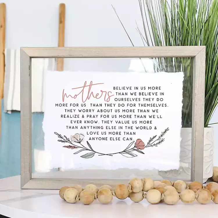 Wall Quotes & Signs-Kirklands Home Mothers Believe in Us Framed Wall Plaque