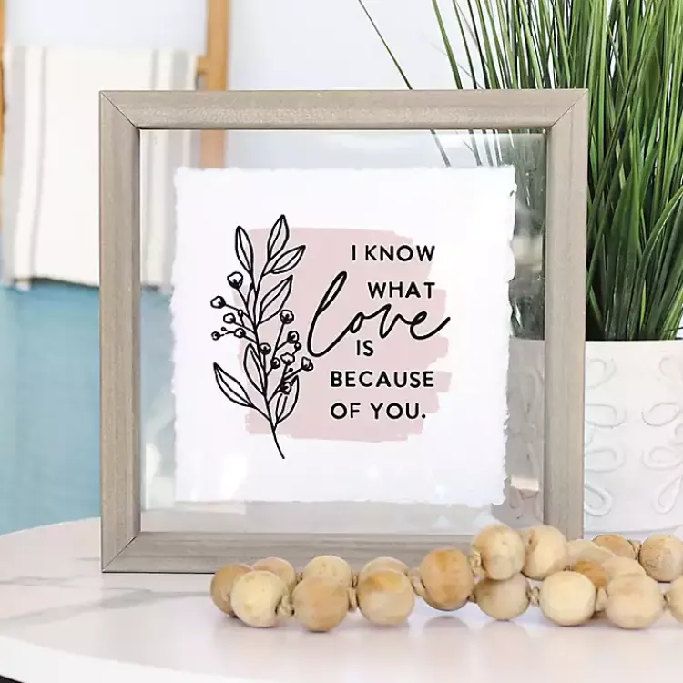 Wall Quotes & Signs-Kirklands Home Know What Love Is Framed Wall Plaque
