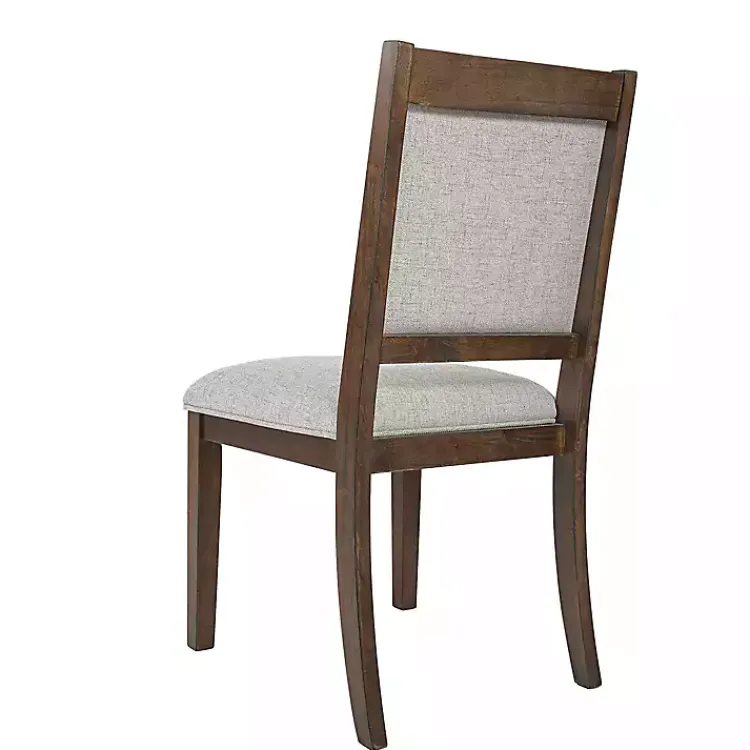 Dining Chairs-Kirklands Home Neutral Upholstered Wood Frame Chairs, Set of 2 Multi