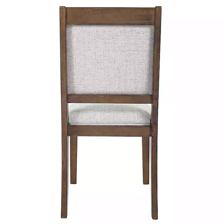 Dining Chairs-Kirklands Home Neutral Upholstered Wood Frame Chairs, Set of 2 Multi