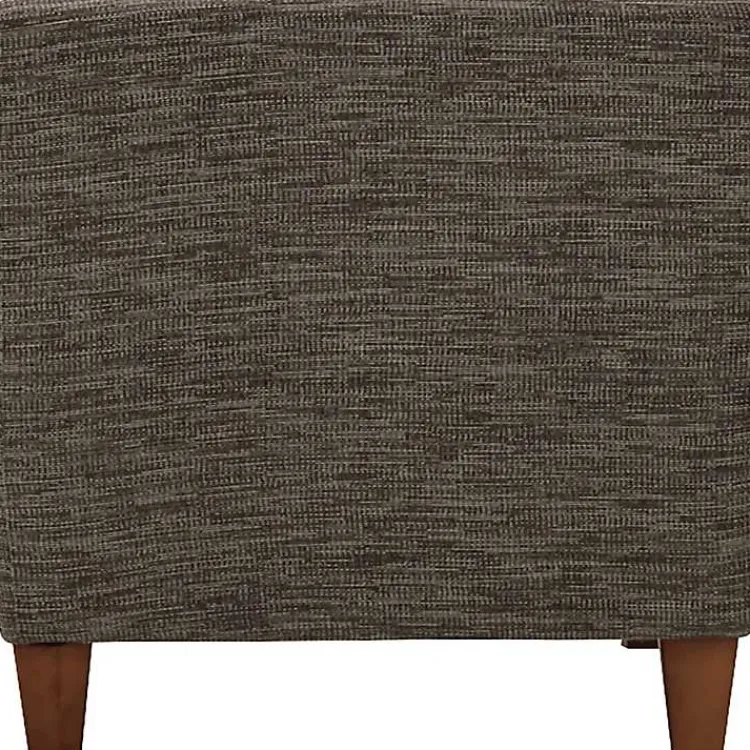 Accent Chairs-Kirklands Home Mocha Fynn Upholstered Accent Chair Brown