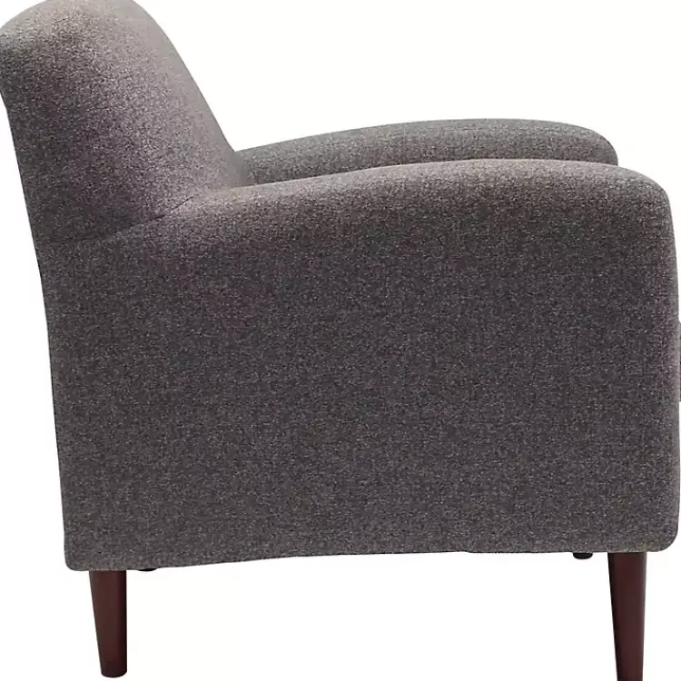Accent Chairs-Kirklands Home Granite Loft Upholstered Accent Chair Gray