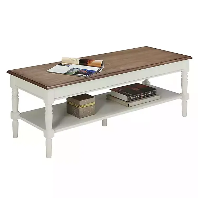 Coffee Tables-Kirklands Home and Natural Davis Coffee Table White