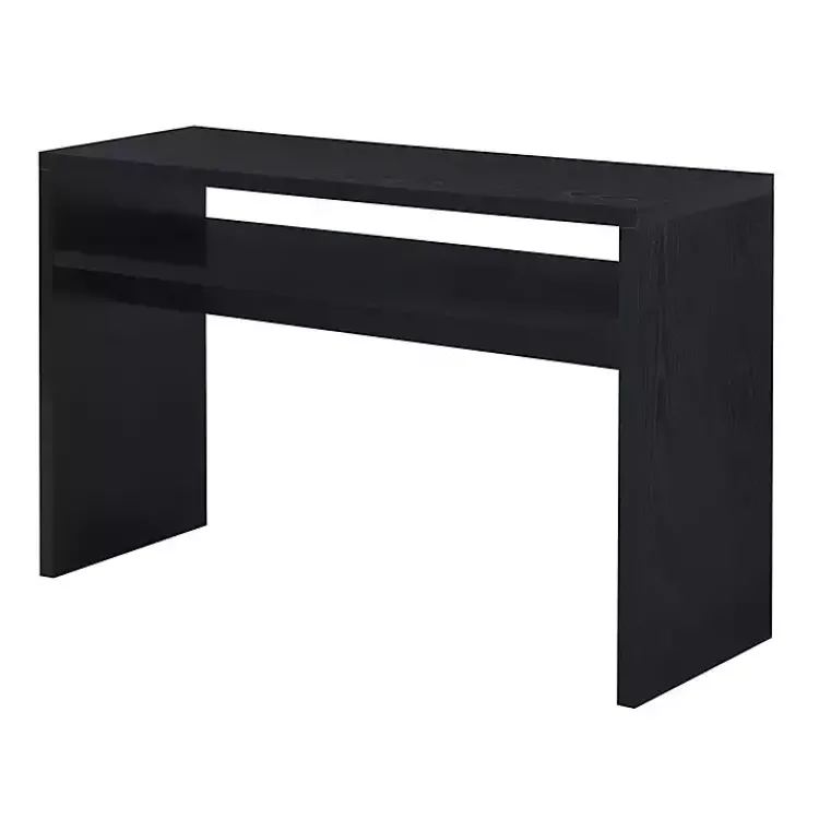 Console Tables-Kirklands Home Wakefield Tiered Console Table Black