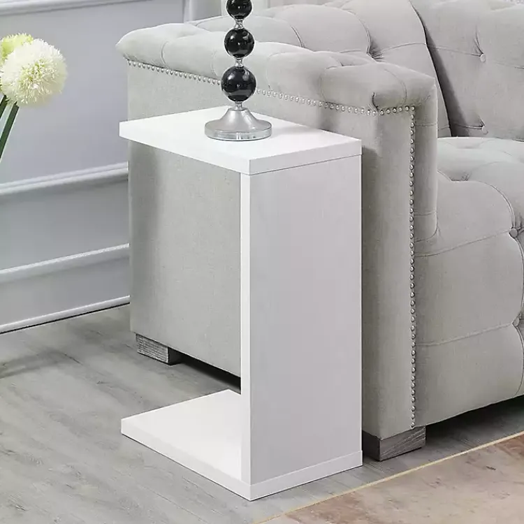Accent & End Tables-Kirklands Home Wakefield C-Table White
