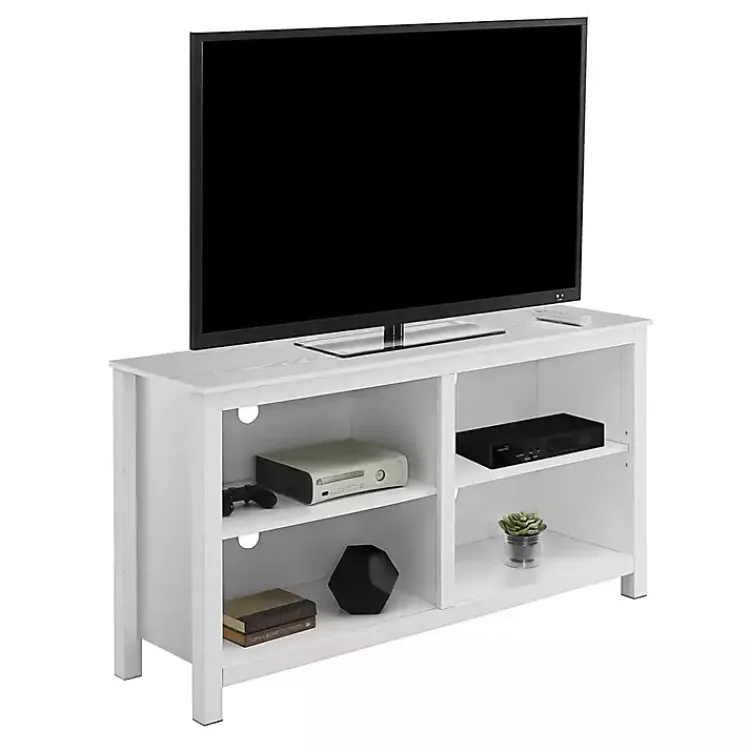 Tv Stands & Media Consoles-Kirklands Home Montana 4-Shelf Media Cabinet White