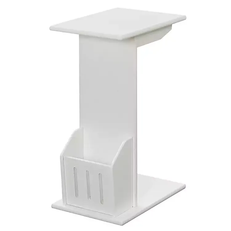 Accent & End Tables-Kirklands Home Accent Table with Magazine Holder White