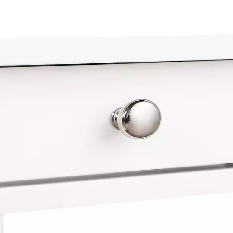 Accent & End Tables-Kirklands Home 2-Shelf Charging Accent Table White