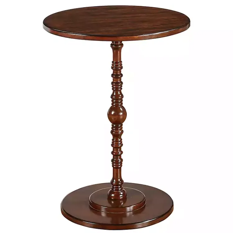 Accent & End Tables-Kirklands Home Santel Spindle Accent Table Brown