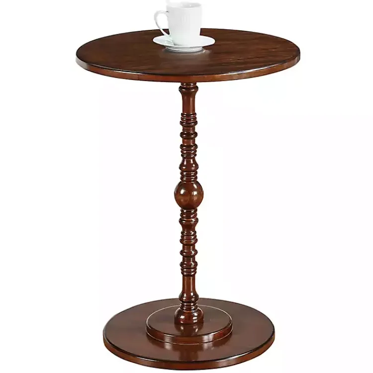 Accent & End Tables-Kirklands Home Santel Spindle Accent Table Brown