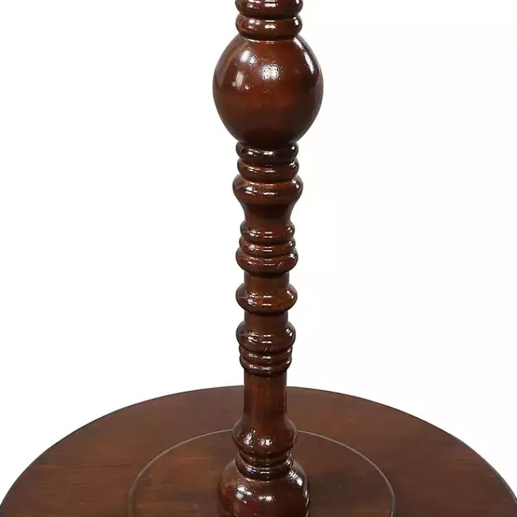 Accent & End Tables-Kirklands Home Santel Spindle Accent Table Brown