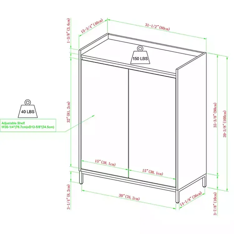 Cabinets & Sideboards-Kirklands Home Dark Walnut Capri 6-Bottle Cubby Cabinet Brown