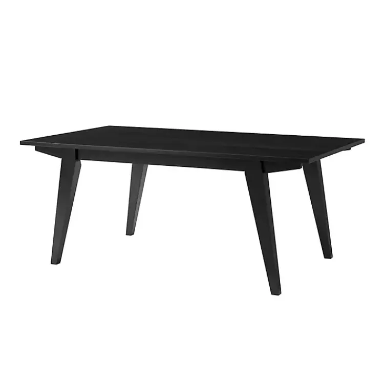 Coffee Tables-Kirklands Home Wood Minimalist Coffee Table Black