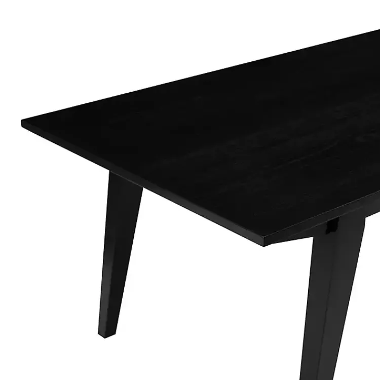 Coffee Tables-Kirklands Home Wood Minimalist Coffee Table Black
