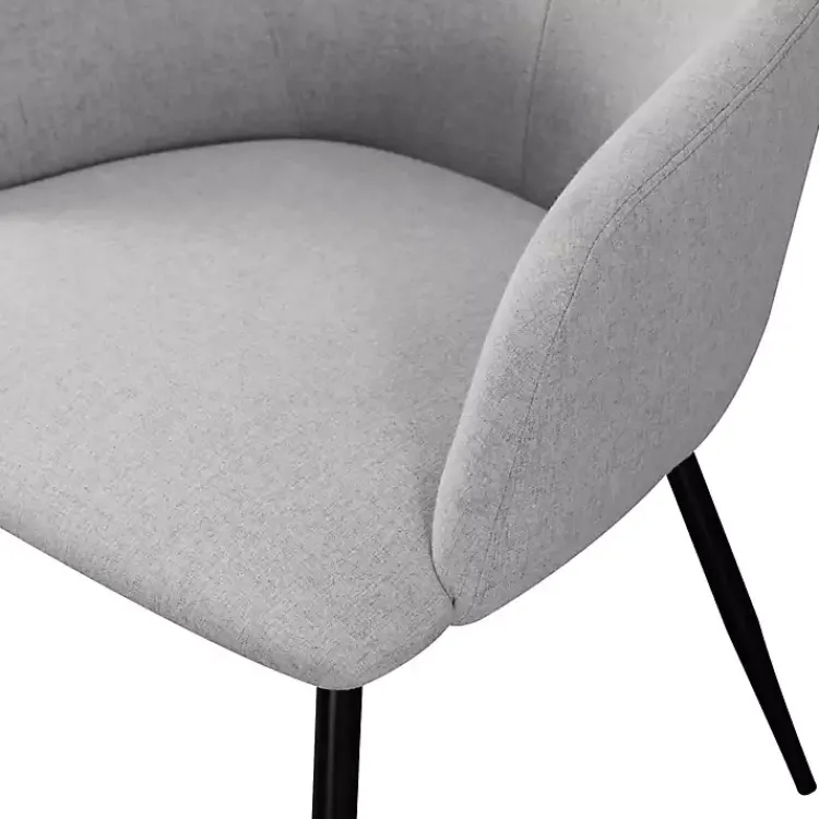 Dining Chairs-Kirklands Home Lily Upholstered Dining Chairs, Set of 2 Gray