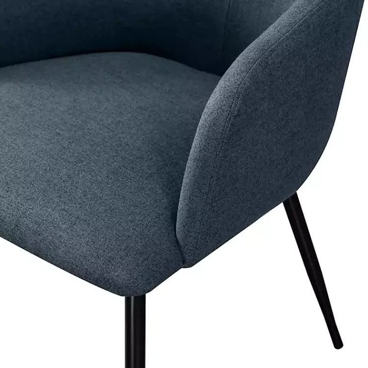 Dining Chairs-Kirklands Home Lily Upholstered Dining Chairs, Set of 2 Blue