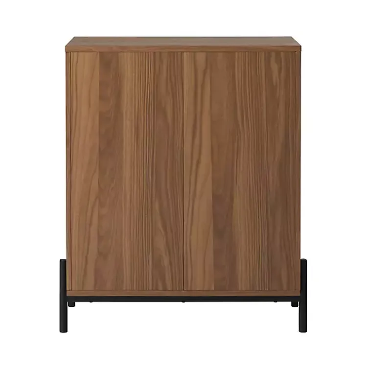 Dressers & Chests-Kirklands Home Reeded 3-Drawer Dresser Brown