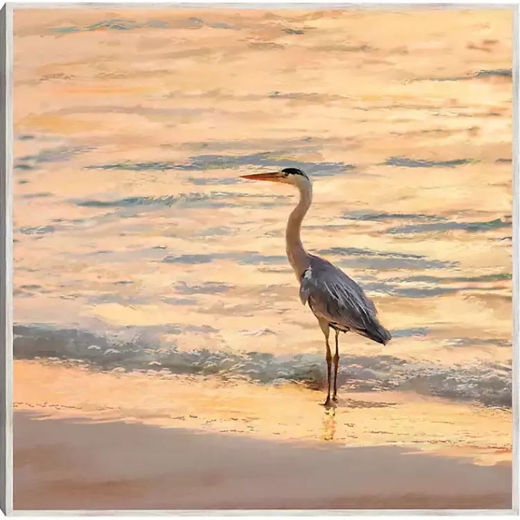 Canvas Art-Kirklands Home Sunset Shore Framed Canvas Art Print