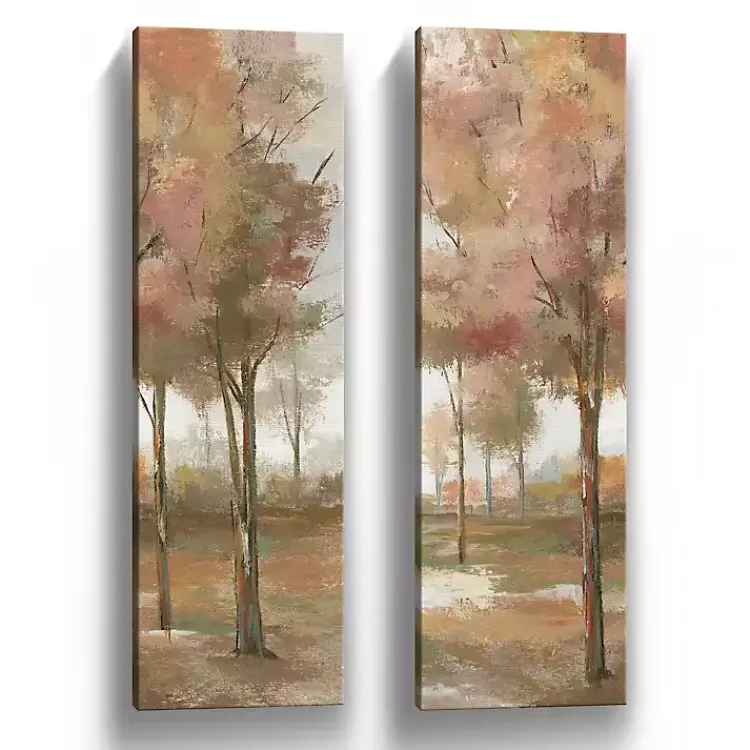 Canvas Art-Kirklands Home Pastel Meadow Canvas Art Prints, Set of 2 Brown