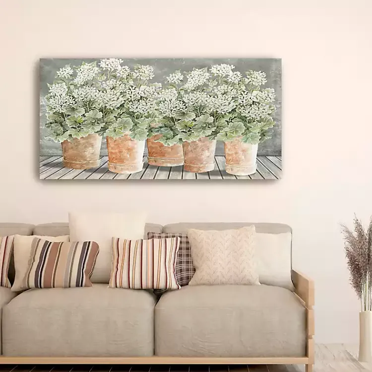 Canvas Art-Kirklands Home All In a Row II Floral Canvas Art Print