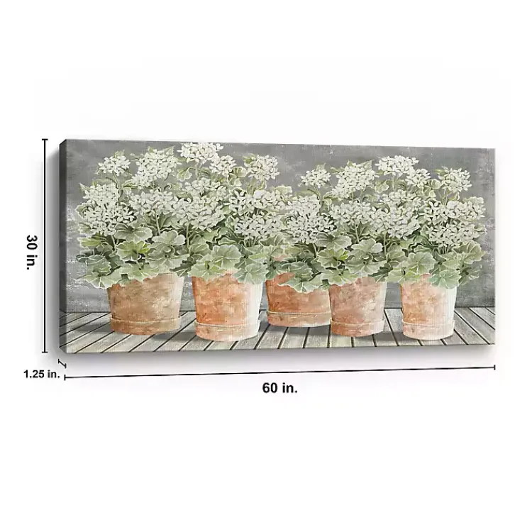 Canvas Art-Kirklands Home All In a Row II Floral Canvas Art Print