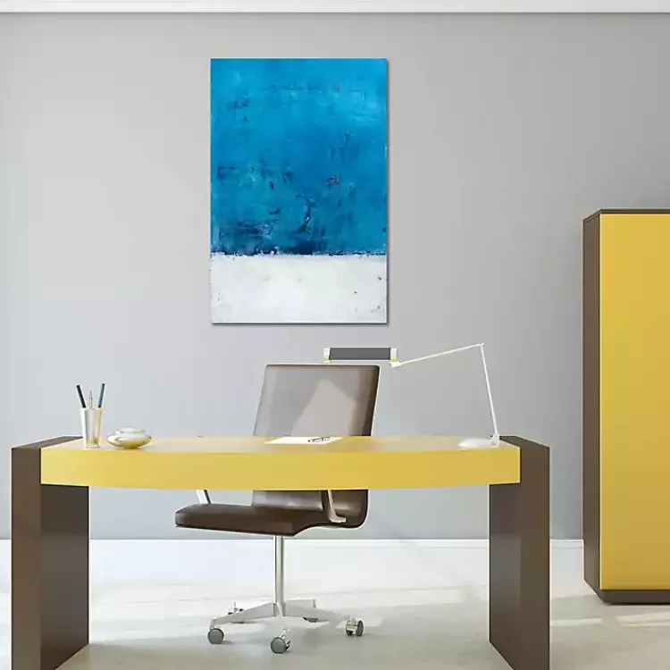 Canvas Art-Kirklands Home Abstract Snow White Canvas Art Print