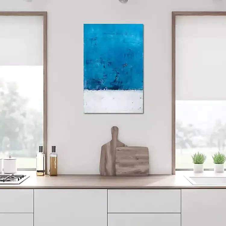 Canvas Art-Kirklands Home Abstract Snow White Canvas Art Print