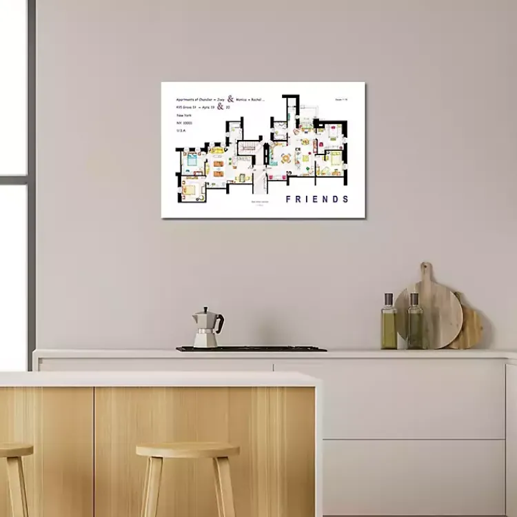 Canvas Art-Kirklands Home Apartment from Friends Canvas Art Print