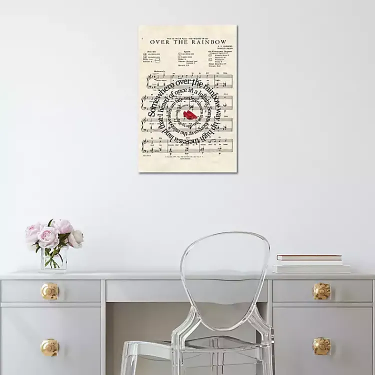 Canvas Art-Kirklands Home Over the Rainbow Canvas Art Print