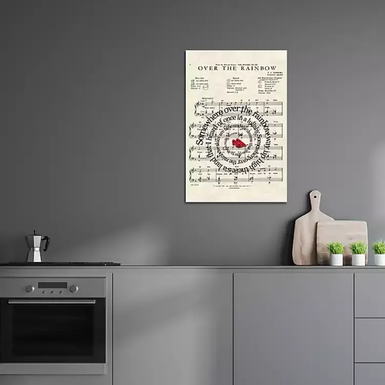 Canvas Art-Kirklands Home Over the Rainbow Canvas Art Print