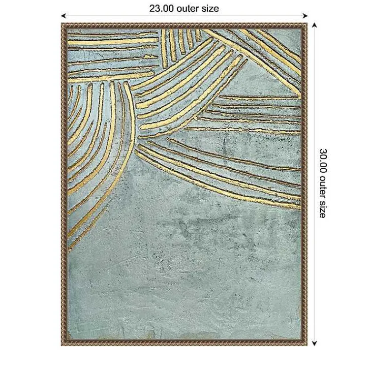 Canvas Art-Kirklands Home Ancient Gold Sun Canvas Art Print