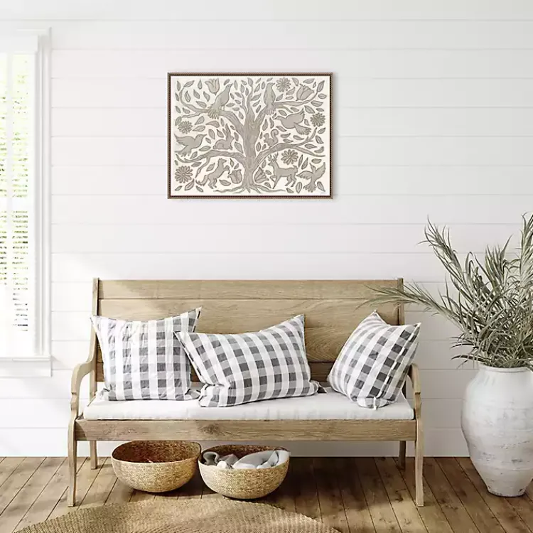 Canvas Art-Kirklands Home Animal Tree Canvas Art Print, 30x23 in.