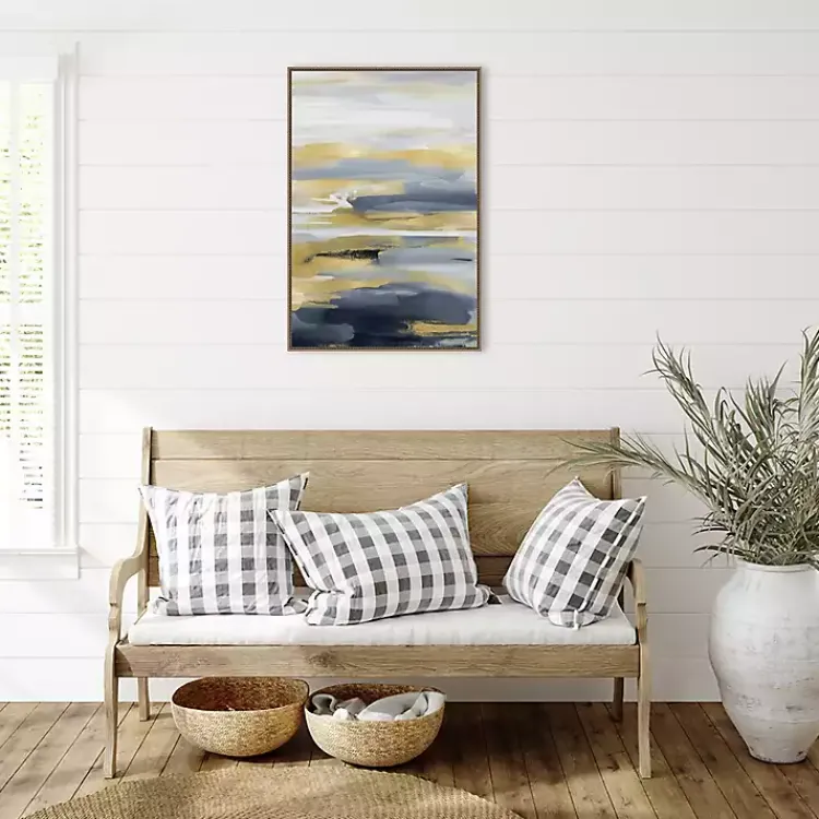 Canvas Art-Kirklands Home Blue and Gold Intuition II Canvas Art Print