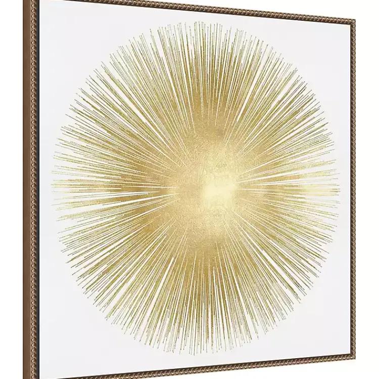 Canvas Art-Kirklands Home Soft Gold Sunburst I Canvas Art Print